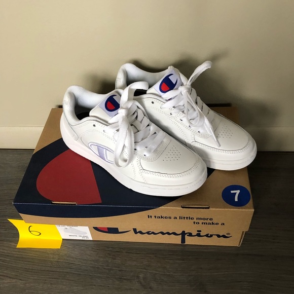 White Super C Court Champion Running Shoes 6W - Picture 2 of 9